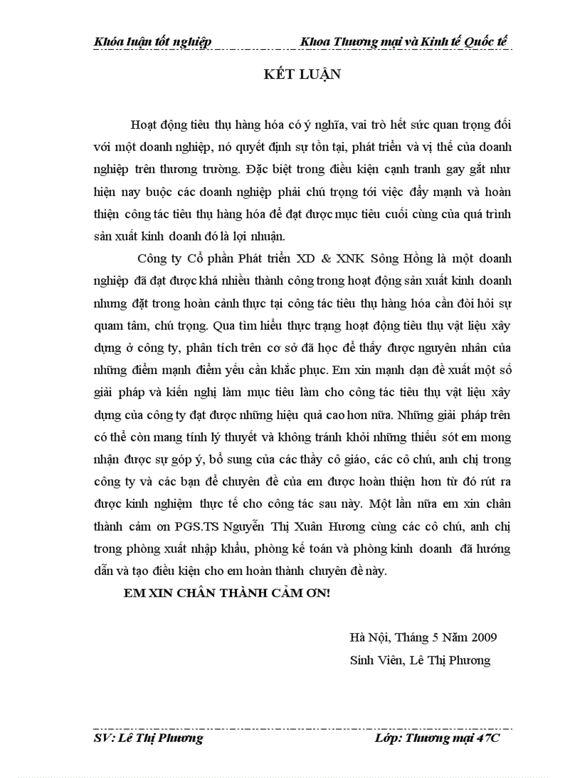 image for page Hoạt động tiêu thụ vật liệu xây dựng ở công ty Cổ Phần Phát Triển Xây Dựng và Xuất Nhập Khẩu Sông Hồng Thực trạng và giải pháp 1