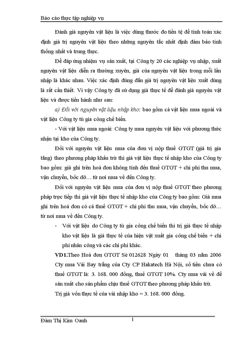 image for page Tổ chức kế toán nguyên vật liệu ở Công ty 20 Tổng cục Hậu cần Bộ Quốc phòng 1