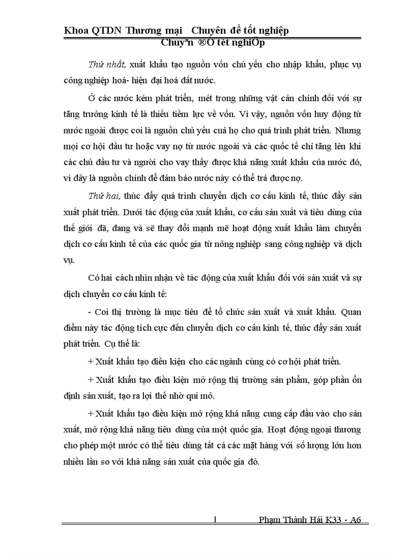 image for page Một số Biện pháp thúc đẩy hoạt động xuất khẩu ở Công ty xuất nhập khẩu Hà Tây