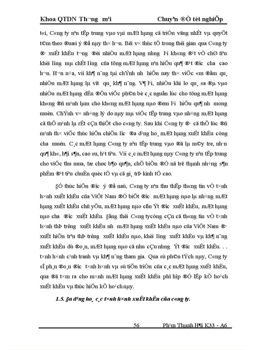 image for page Một số Biện pháp thúc đẩy hoạt động xuất khẩu ở Công ty xuất nhập khẩu Hà Tây