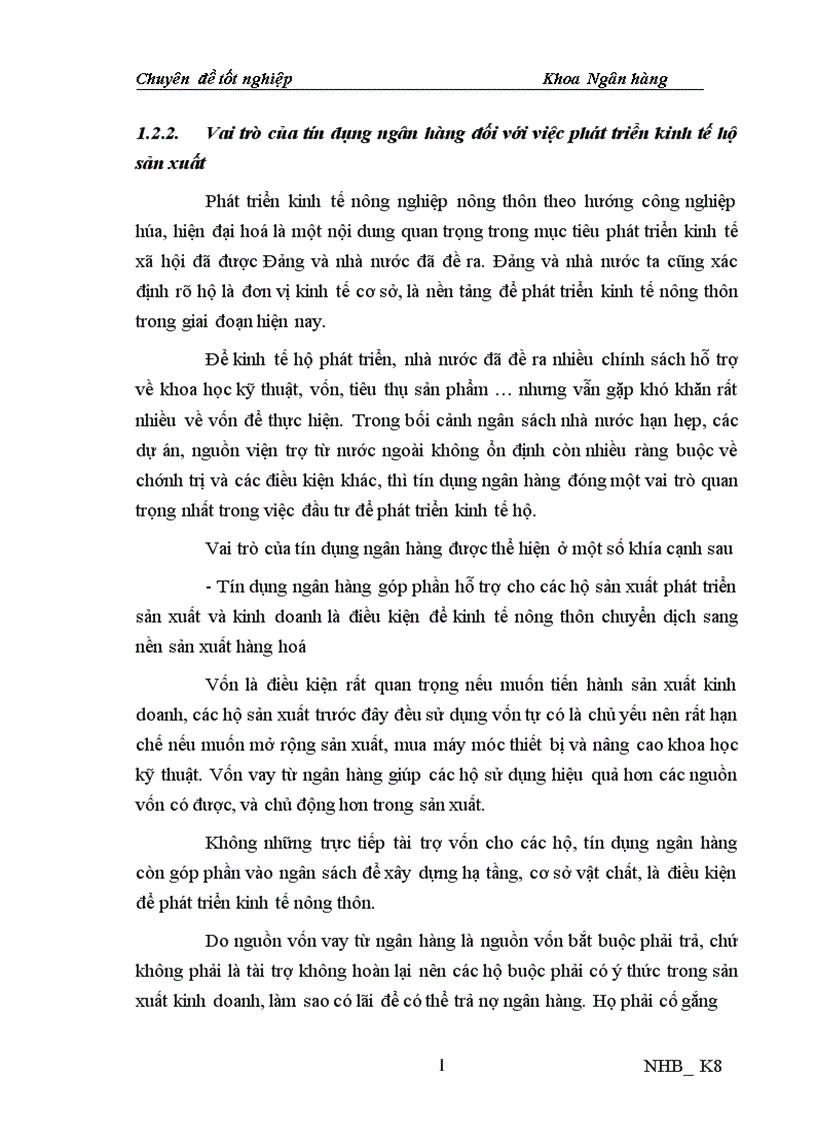 image for page Nâng cao chất lượng tín dụng đối với hộ sản xuất tại NHNo PTNT Đông Bình tỉnh Nam Định