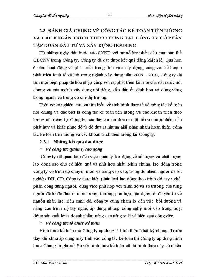image for page Giải pháp hoàn thiện công tác kế toán tiền lương và các khoản trích theo lương tại Công ty cổ phần Tập Đoàn Đầu Tư và Xây Dựng HOUSING 1