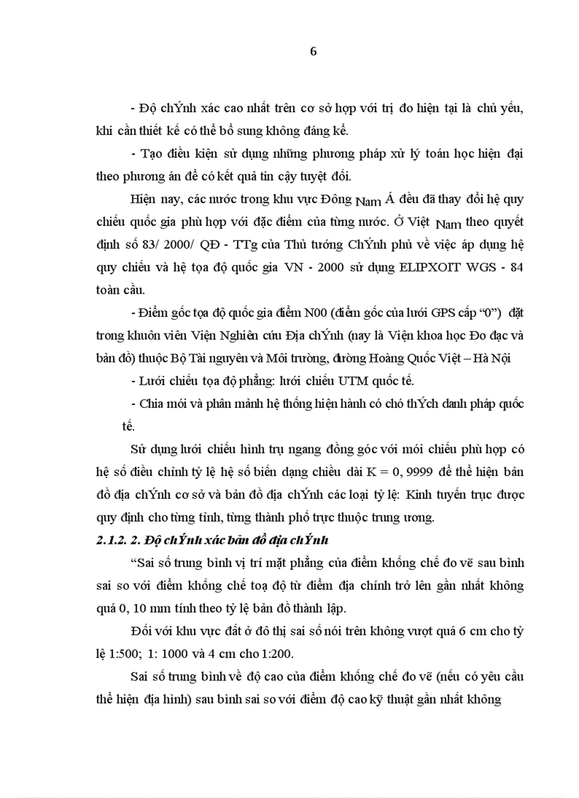 image for page Ứng dụng công nghệ tin học thành lập bản đồ địa chính từ số liệu đo đạc tại xã Lục Ba huyện Đại Từ