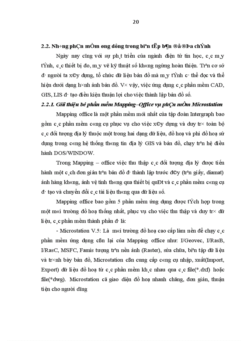 image for page Ứng dụng công nghệ tin học thành lập bản đồ địa chính từ số liệu đo đạc tại xã Lục Ba huyện Đại Từ