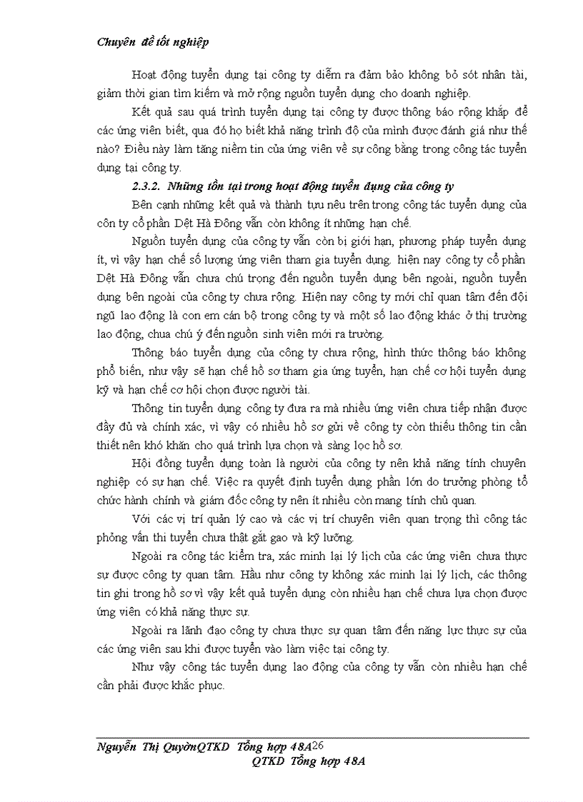 image for page Tuyển dụng lao động tại công ty cổ phần Dệt Hà Đông Hanosimex