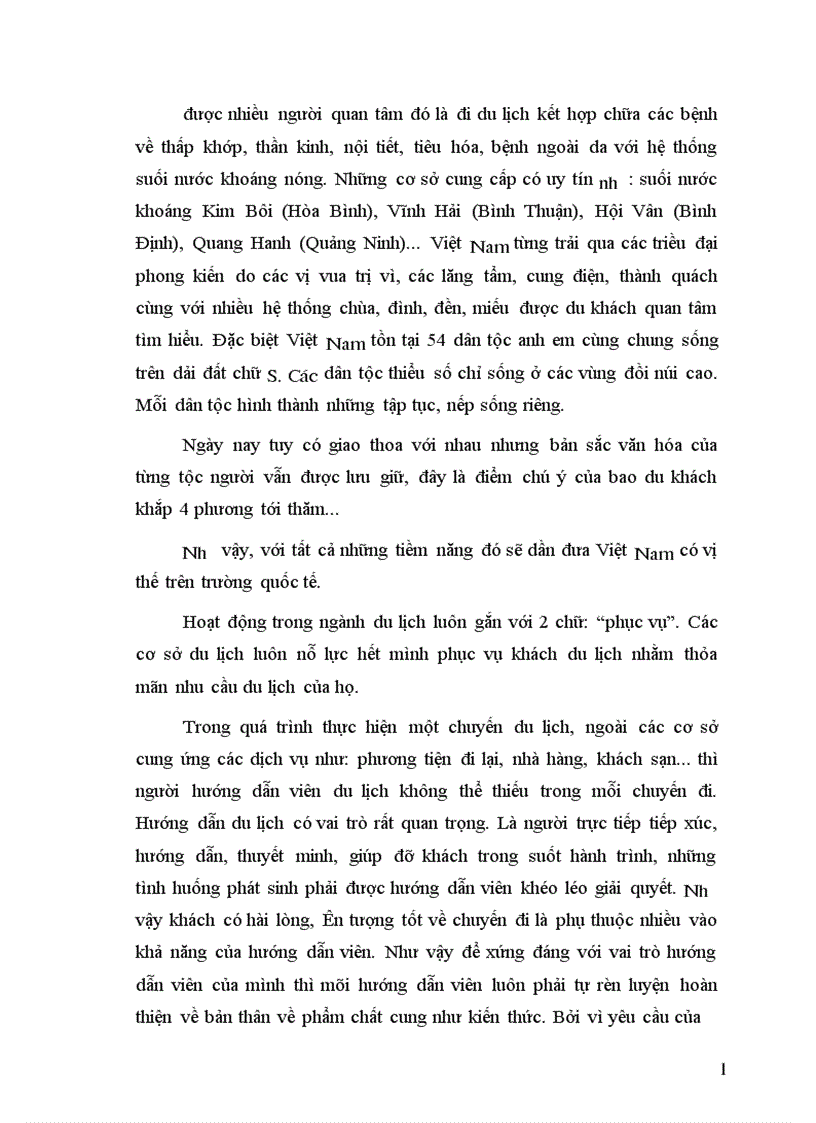 image for page Hoạt động của bộ phận HDV trong công ty Du lịch Hoàng Dương