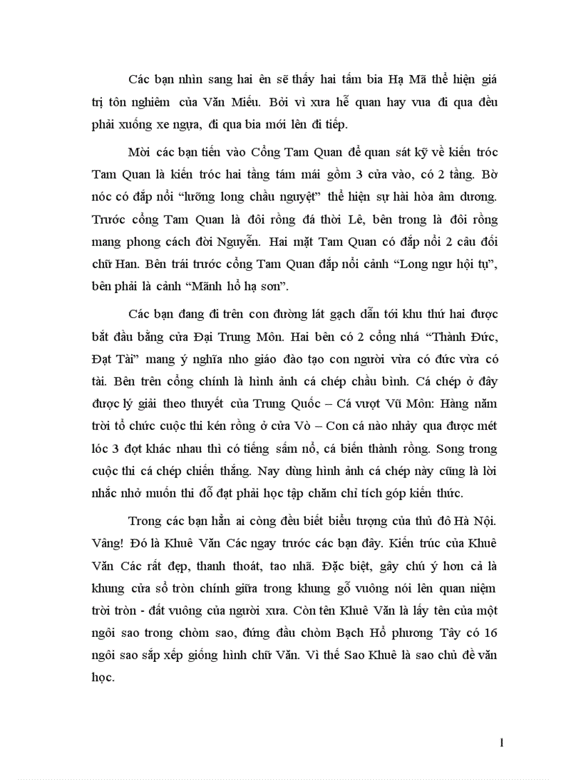 image for page Hoạt động của bộ phận HDV trong công ty Du lịch Hoàng Dương