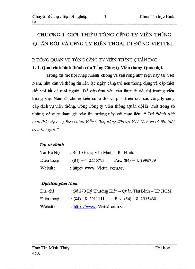 image for page Xây dựng Hệ thống thông tin quản lý bán hàng tại Trung tâm Kinh doanh Di động Viettel 1