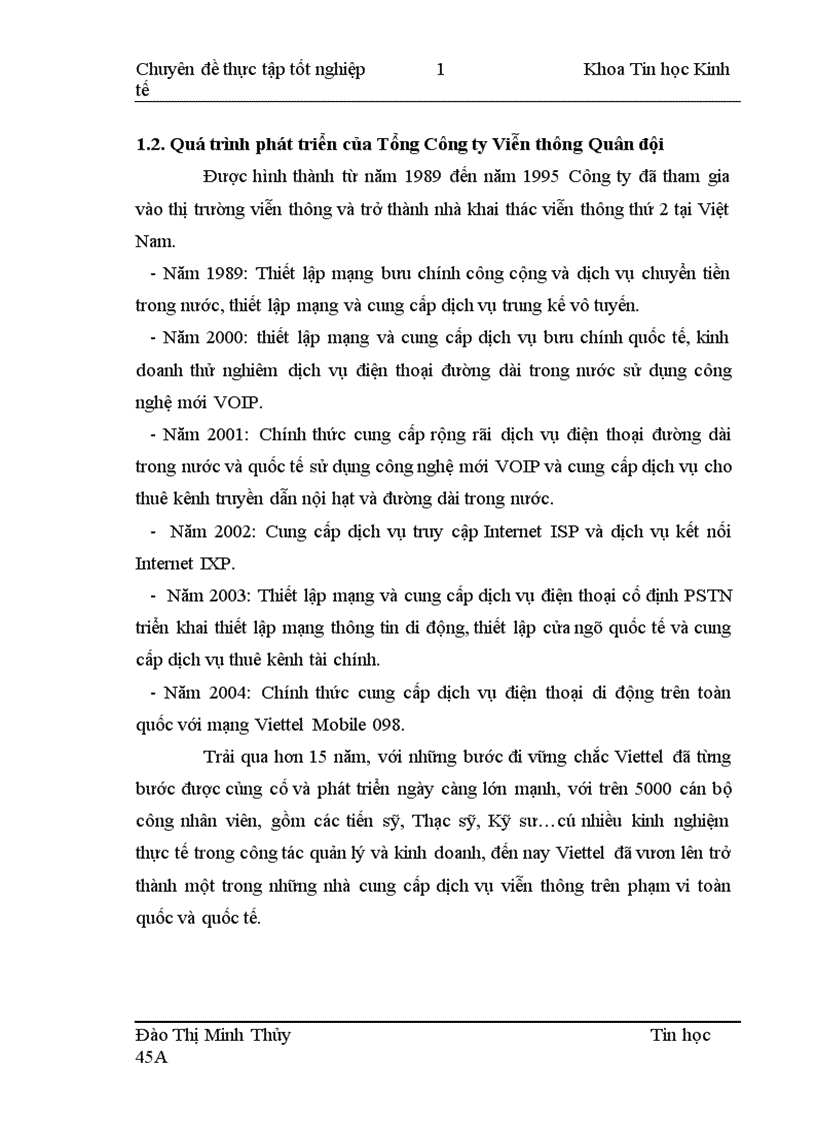 image for page Xây dựng Hệ thống thông tin quản lý bán hàng tại Trung tâm Kinh doanh Di động Viettel 1