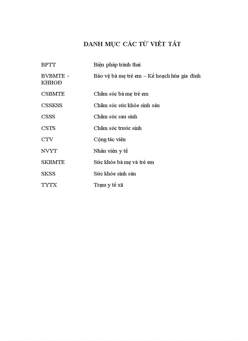 image for page Nghiên cứu một số yếu tố ảnh hưởng đến sử dụng dịch vụ chăm sóc trước trong và sau sinh của các bà mẹ nuôi con nhỏ dưới 2 tuổi tại Bình Định năm 2008 2009