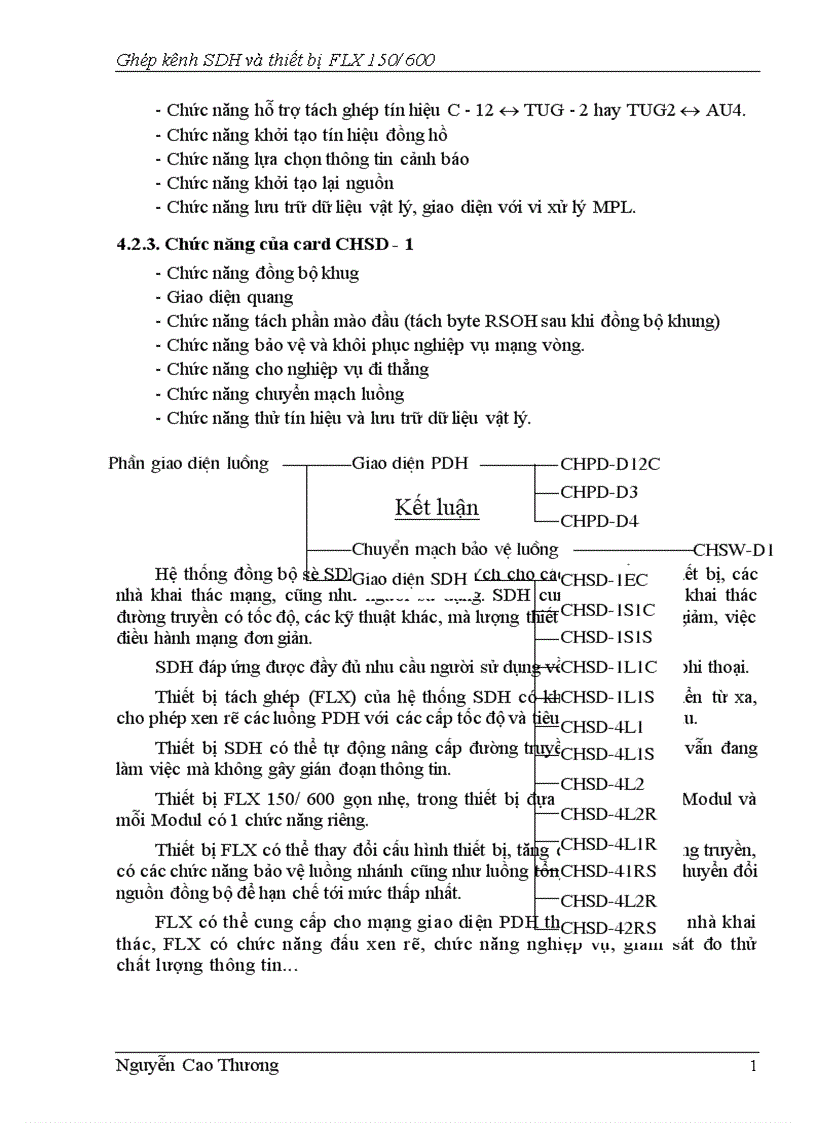 image for page Ghép kênh SDH và thiết bị FLX 1