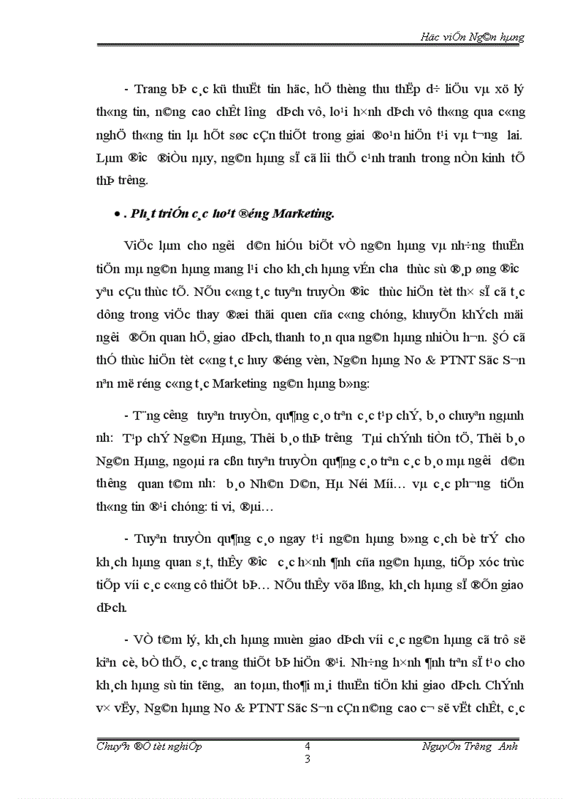 image for page Nâng cao chất lượng hoạt động huy động vốn ở Ngân hàng No PTNT Sóc Sơn Thực trạng và giải pháp 1