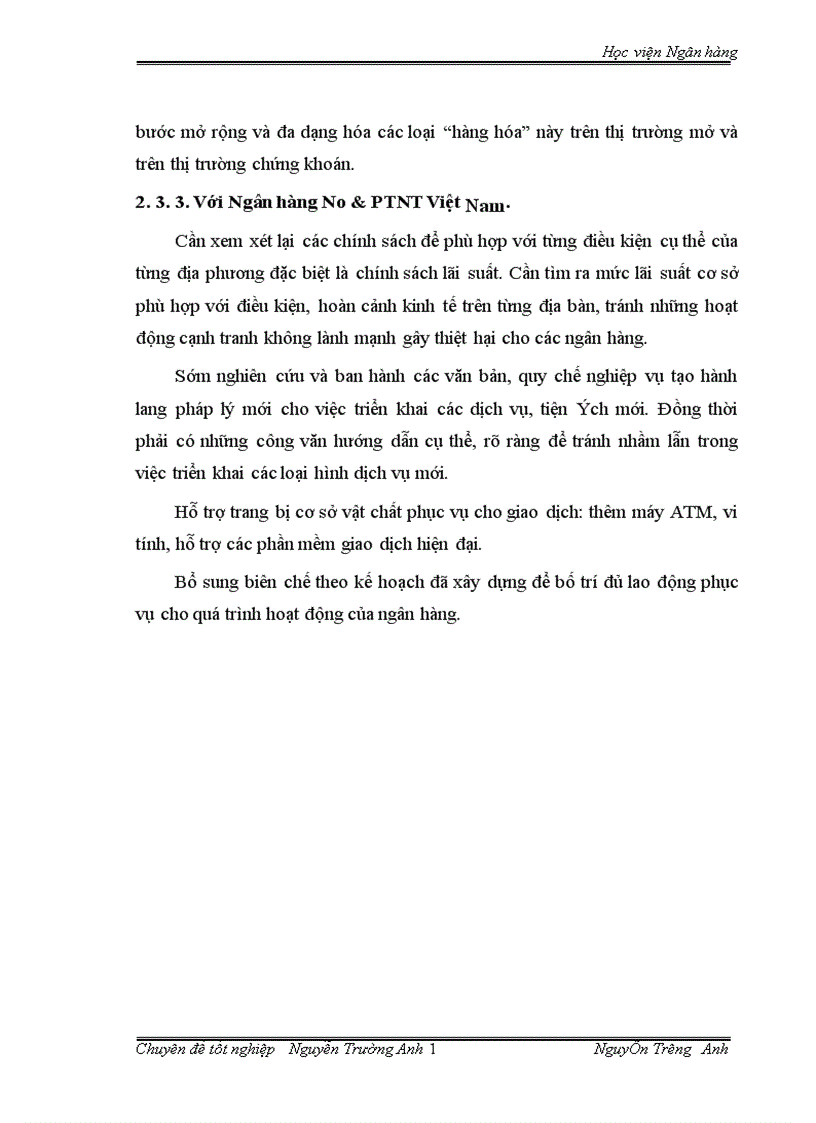 image for page Nâng cao chất lượng hoạt động huy động vốn ở Ngân hàng No PTNT Sóc Sơn Thực trạng và giải pháp 1