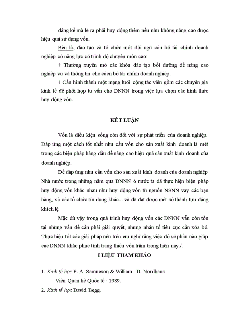image for page Những hoạt động huy động vốn và các giải pháp huy động vốn cho các doanh nghiệp Nhà nước ở nước ta hiện nay