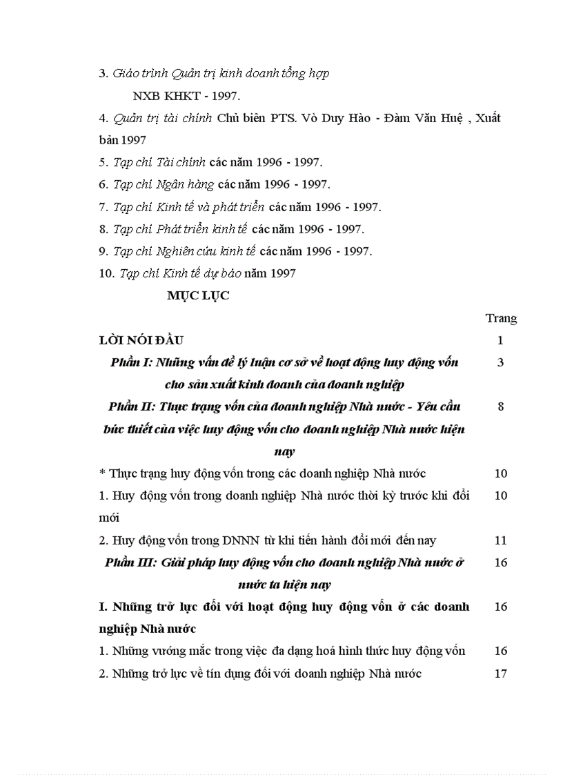 image for page Những hoạt động huy động vốn và các giải pháp huy động vốn cho các doanh nghiệp Nhà nước ở nước ta hiện nay