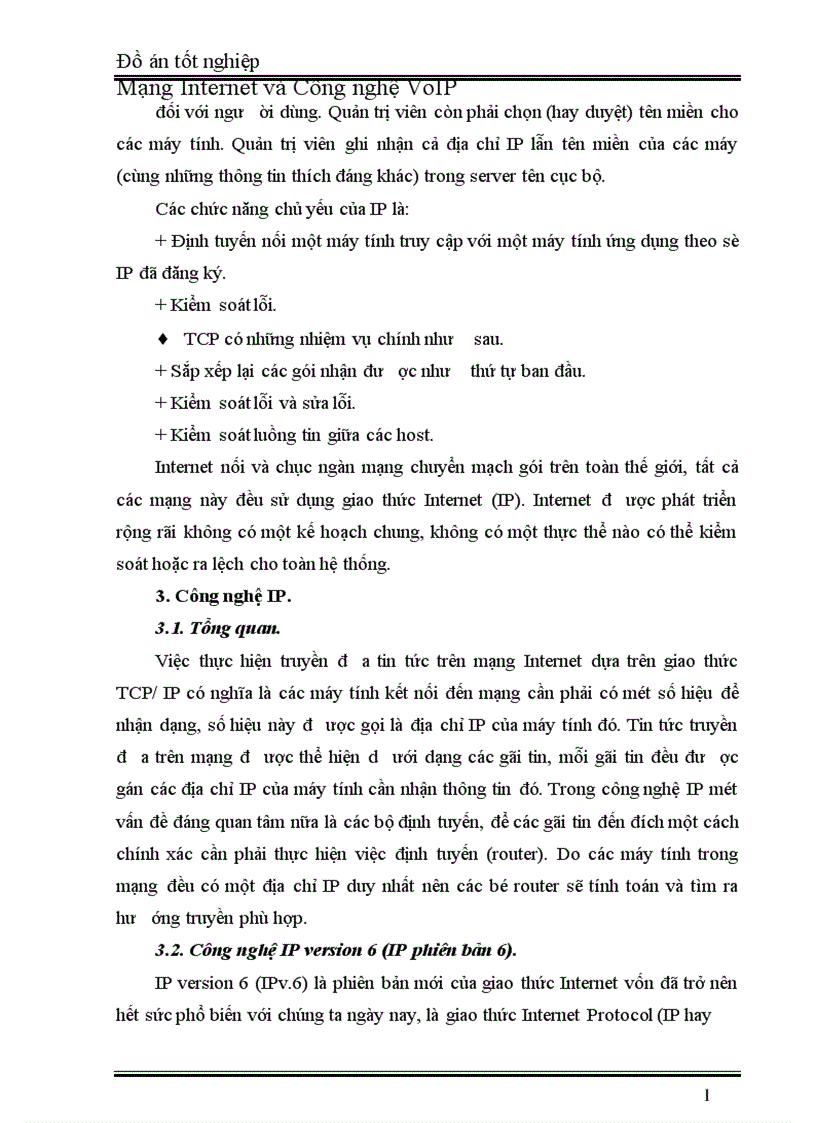 image for page Mạng Internet và Công nghệ VoIP 1