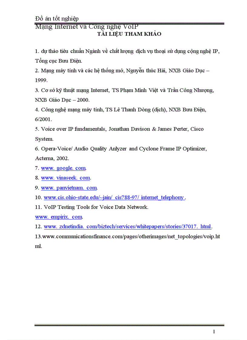 image for page Mạng Internet và Công nghệ VoIP 1