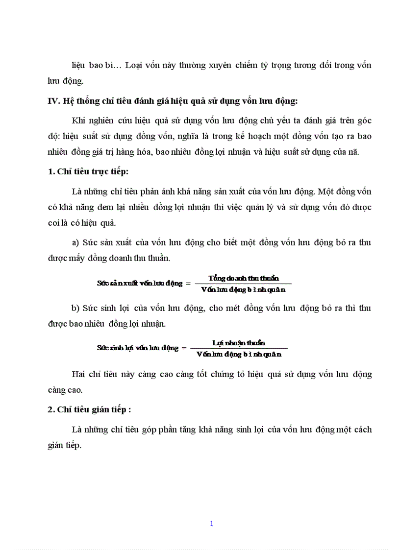 image for page Nghiên cứu tình hình quản lý và sử dụng vốn lưu động tại Công ty cổ phần Chương Dương Hà Nội 1