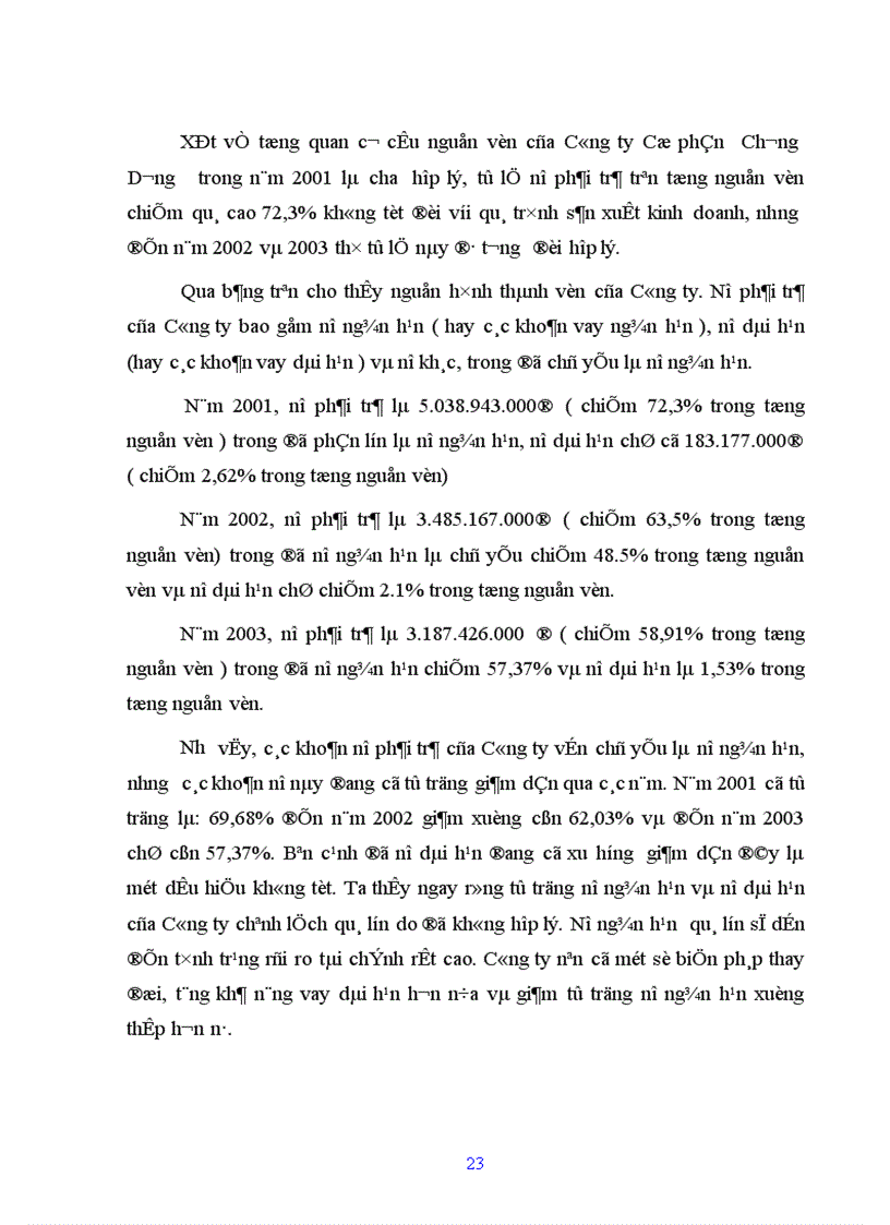 image for page Nghiên cứu tình hình quản lý và sử dụng vốn lưu động tại Công ty cổ phần Chương Dương Hà Nội 1