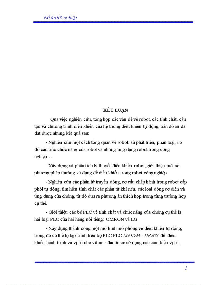 image for page Sử dụng PLC điều khiển hệ thông truyền động trong robot công nghiệp