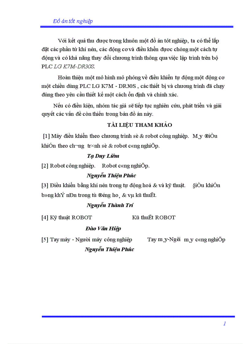 image for page Sử dụng PLC điều khiển hệ thông truyền động trong robot công nghiệp