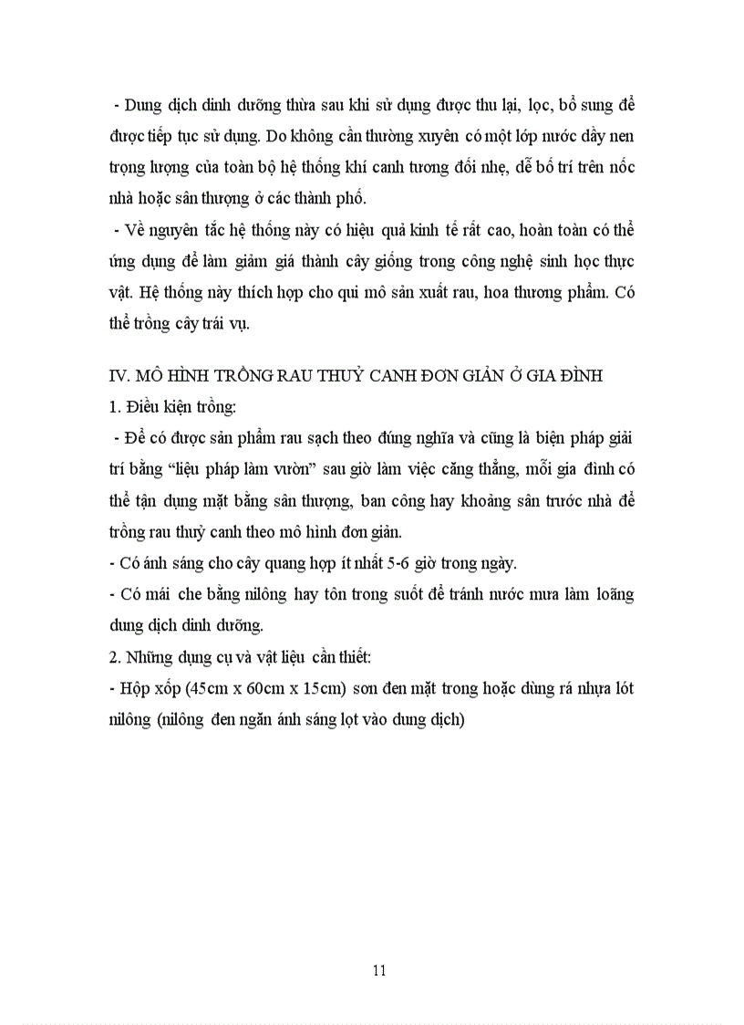 image for page Các loại hình thuỷ canh chính