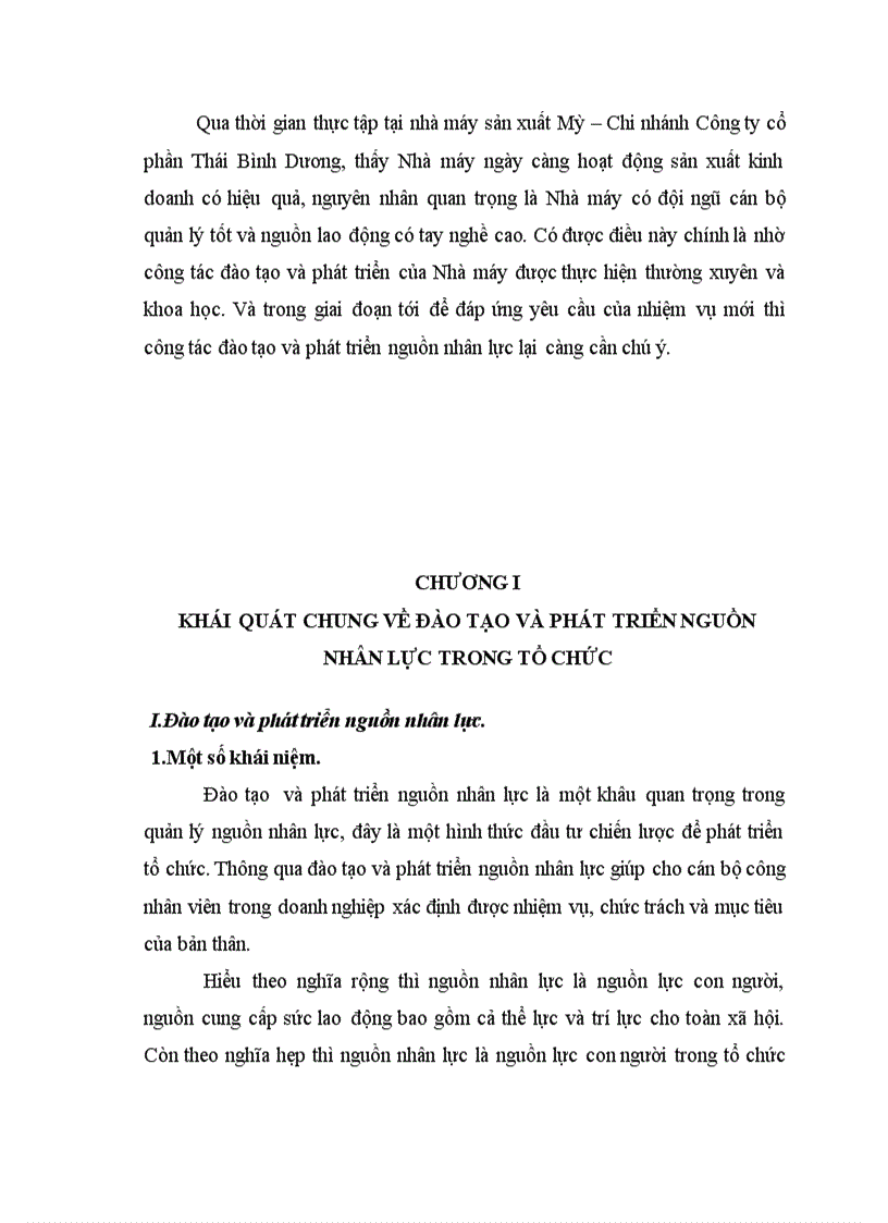 image for page Đánh giá thực trạng công tác đào tạo và phát triển nguồn nhân lực tại nhà máy sản xuất mỳ chi nhánh Công ty cổ phần Thái Bình Dương