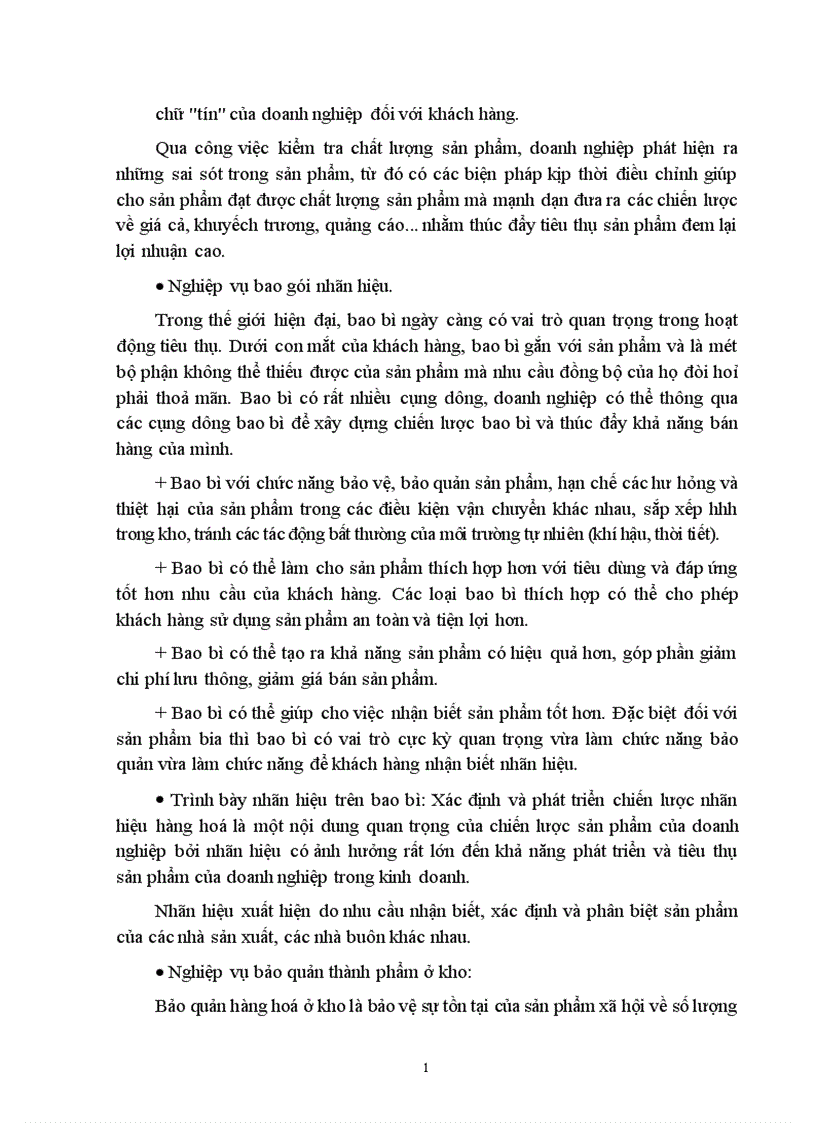 image for page Tiêu thụ sản phẩm ở các doanh nghiệp sản xuất bia hiện nay Thực trạng và giải pháp