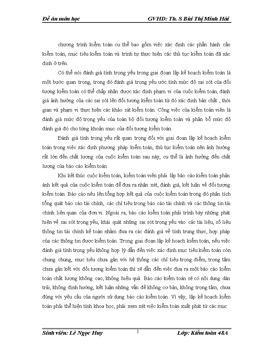 image for page Tìm hiểu quy trình đánh giá tính trọng yếu trong kiểm toán Báo cáo tài chính