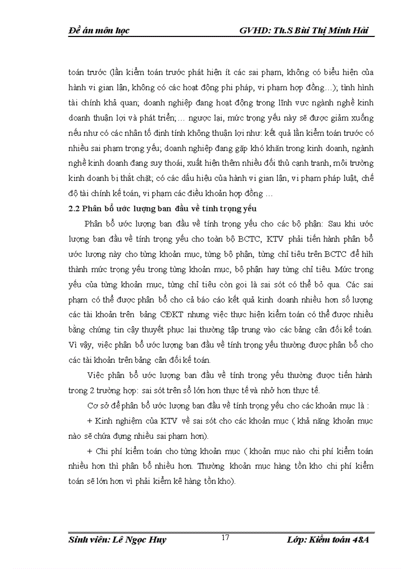 image for page Tìm hiểu quy trình đánh giá tính trọng yếu trong kiểm toán Báo cáo tài chính