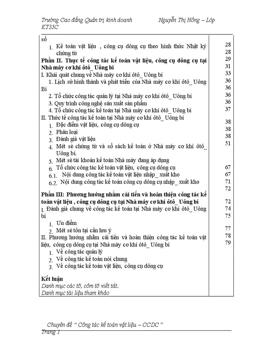 image for page Công tác kế toán vật liệu công cụ dụng cụ tại Nhà máy cơ khí ôtô 1