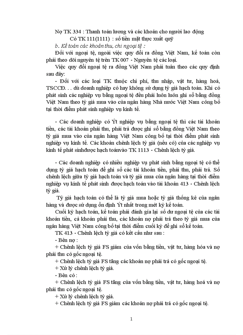 image for page Kế toán nghiệp vụ vốn bằng tiền và các khoản phải thanh toán 1