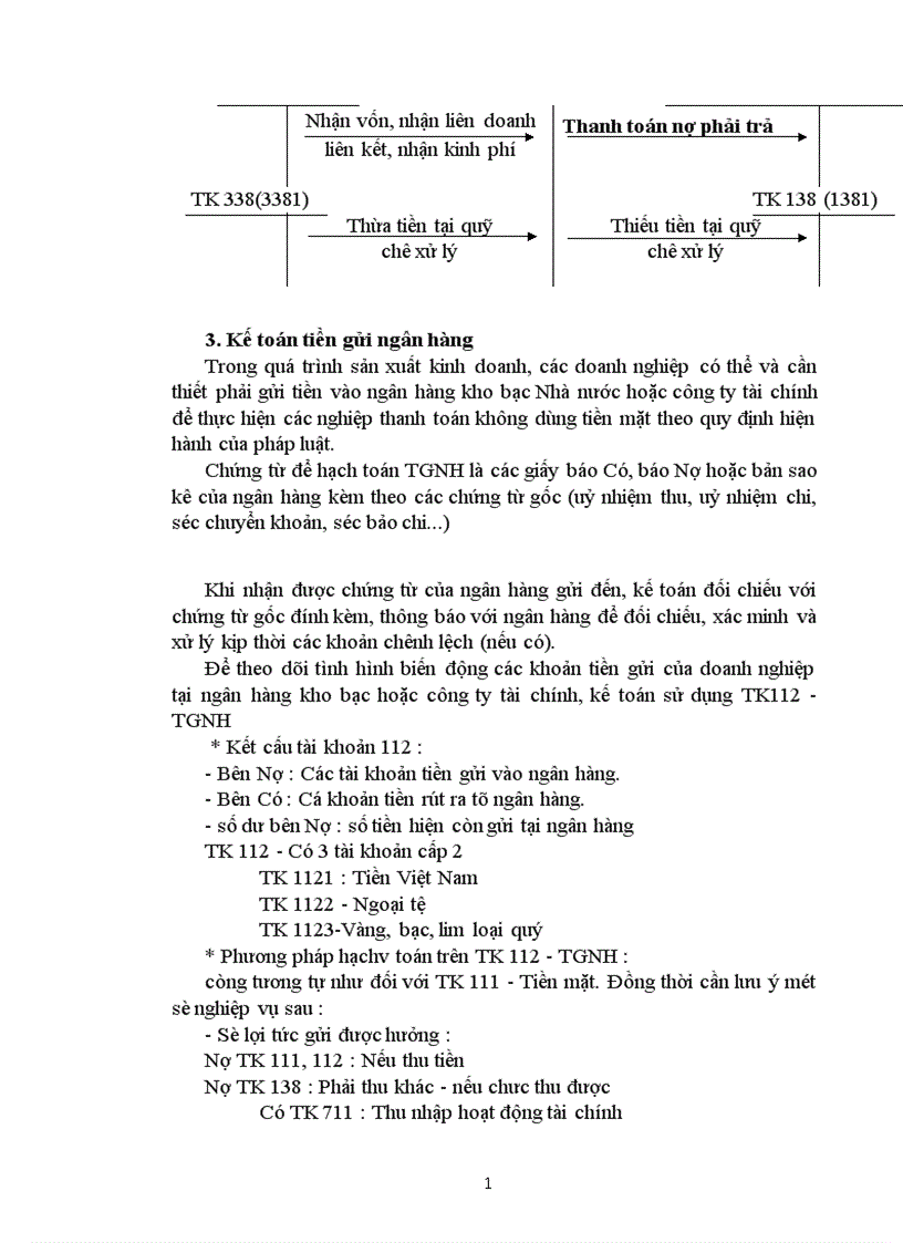image for page Kế toán nghiệp vụ vốn bằng tiền và các khoản phải thanh toán 1