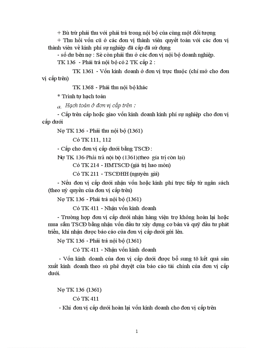 image for page Kế toán nghiệp vụ vốn bằng tiền và các khoản phải thanh toán 1