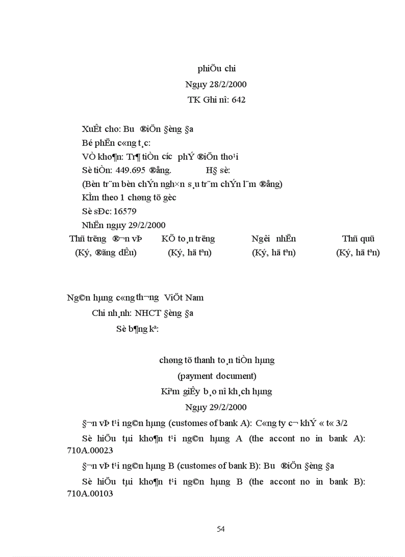 image for page Kế toán nghiệp vụ vốn bằng tiền và các khoản phải thanh toán 1