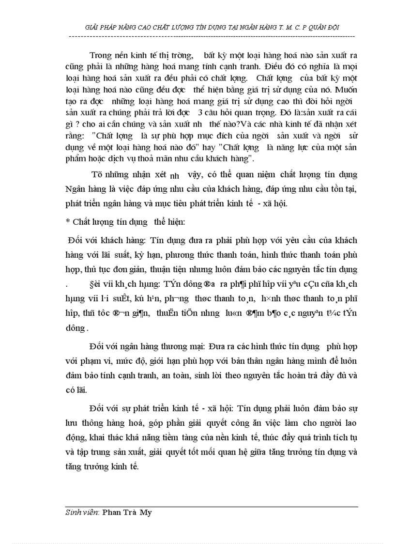 image for page Giải pháp nâng cao chất lượng tín dụng tại Ngân hàng thương mại cổ phần Quân đội 1