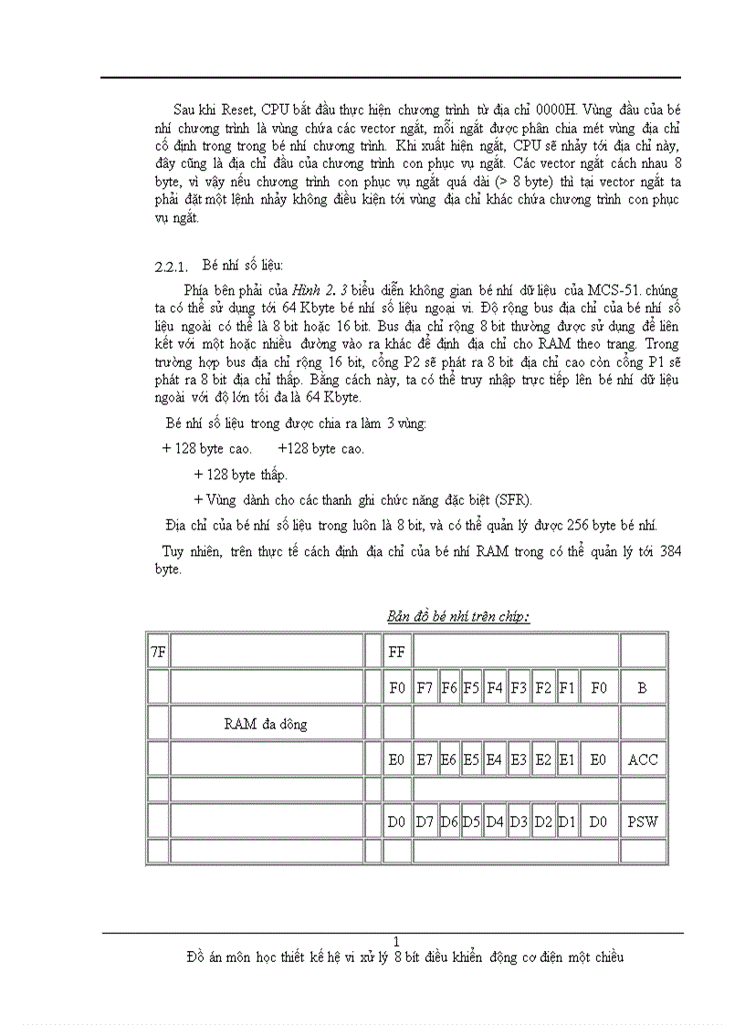 image for page Đồ án môn học thiết kế hệ vi xử lý 8 bít điều khiển động cơ điện một chiều