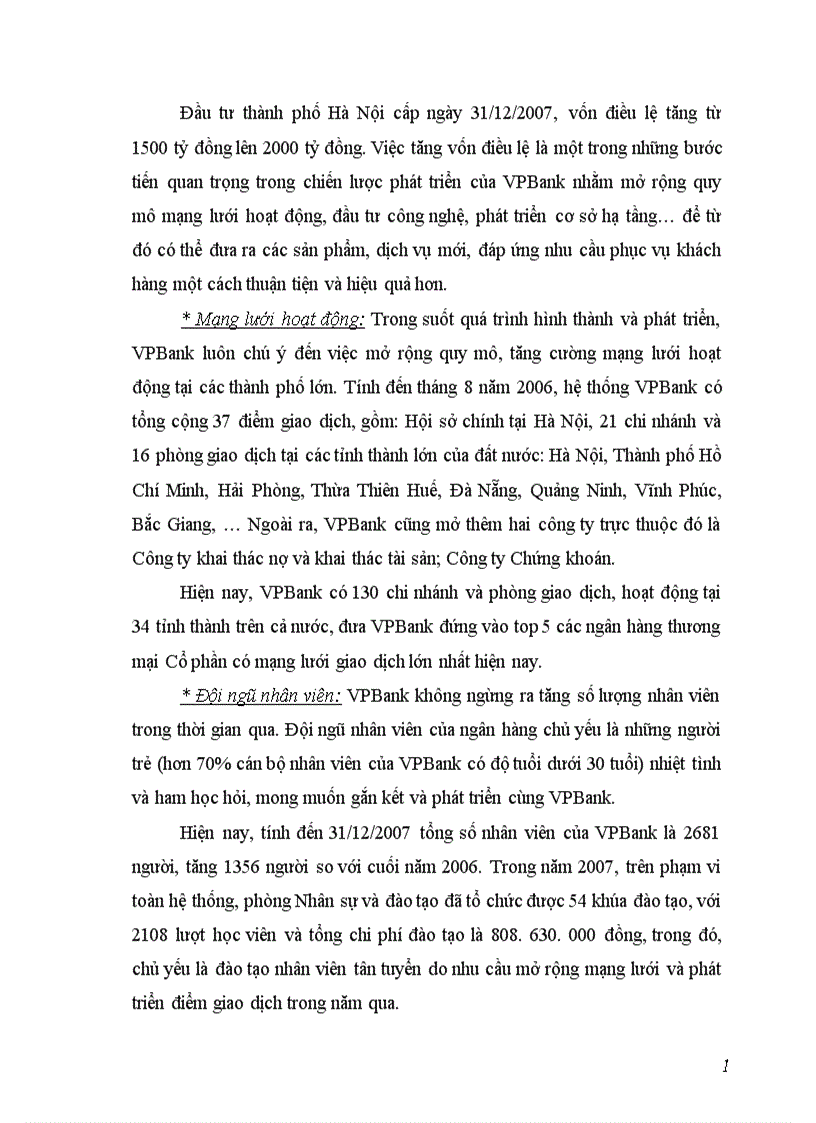 image for page Báo cáo thực tập tổng hợp tại Ngân hàng thương mại cổ phần các doanh nghiệp ngoài quốc doanh VPBank chi nhánh Hà Nội