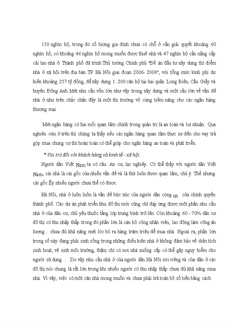 image for page Thực trạng hoạt động cho vay mua nhà tại NHNo PTNT Hà nội