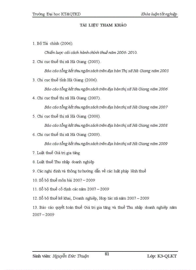 image for page Một số giải pháp nâng cao công tác quản lý thu thuế đối với khu vực kinh tế ngoài quốc doanh trên địa bàn thị xã Hà Giang