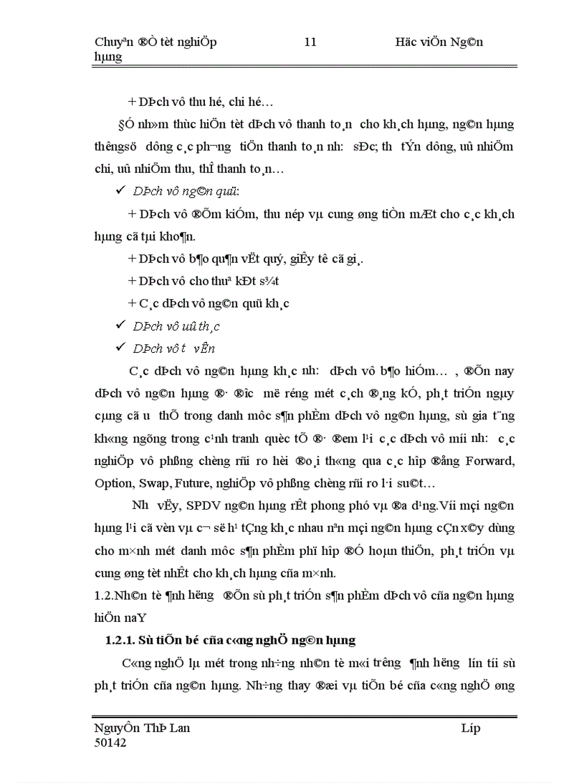 image for page Giải pháp phát triển sản phẩm dịch vụ tại NHĐT PT Hà Tây 1