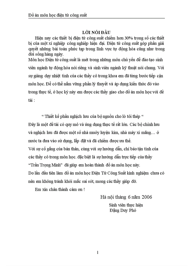 image for page Thiết kế phần nghịch lưu của bộ nguồn cho lò tôi thép 1