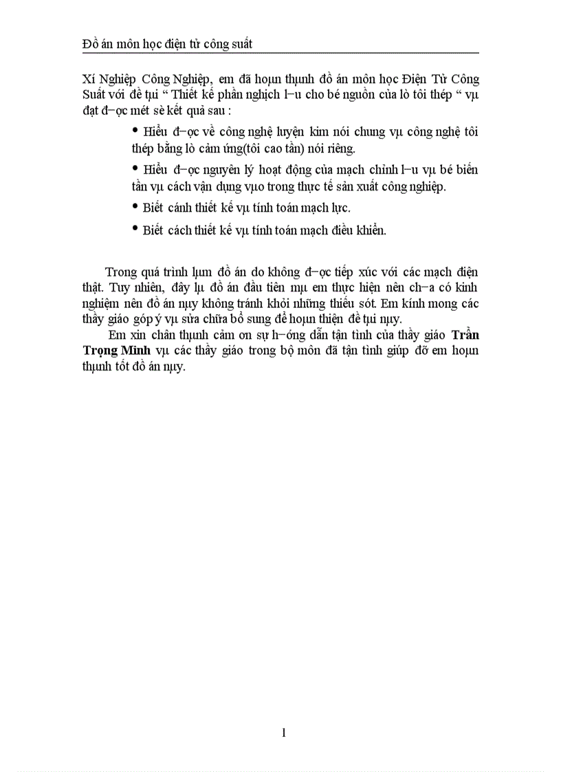 image for page Thiết kế phần nghịch lưu của bộ nguồn cho lò tôi thép 1