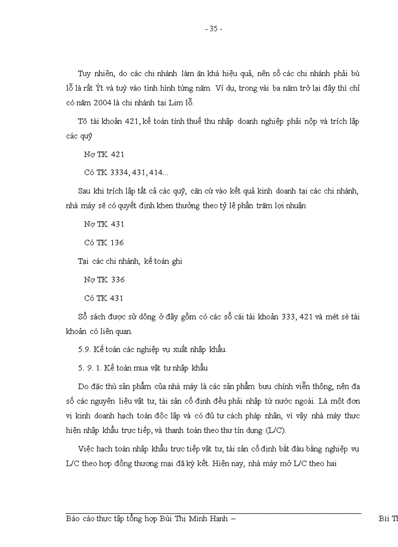 image for page Đặc điểm tổ chức hạch toán kế toán tại nhà máy Thiết bị bưu điện
