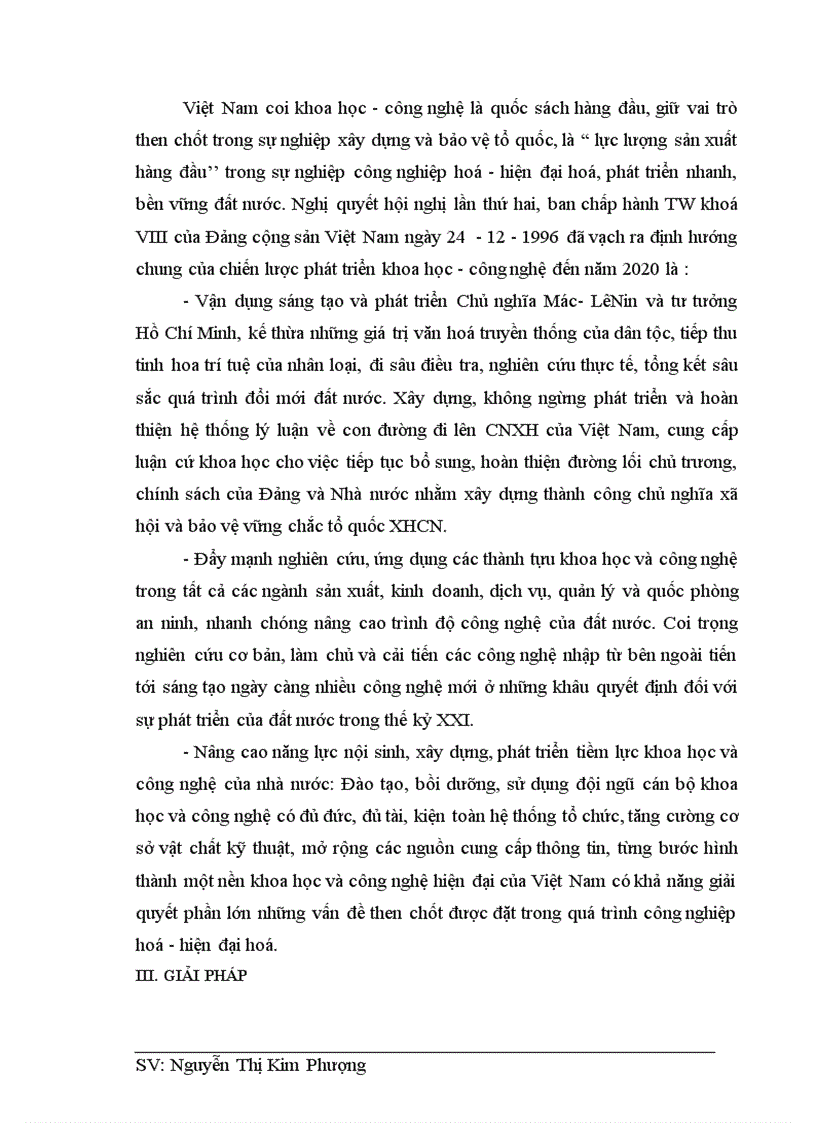 image for page Vai trò của khoa học công nghệ đối với sự phát triển công nghiệp việt nam