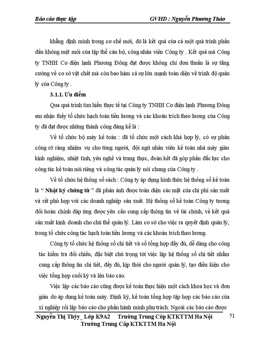 image for page Hoàn thiện tổ chức công tác kế toán tiền lương và các khoản trích theo lương tại Công ty TNHH Cơ điện lạnh Phương Đông 1