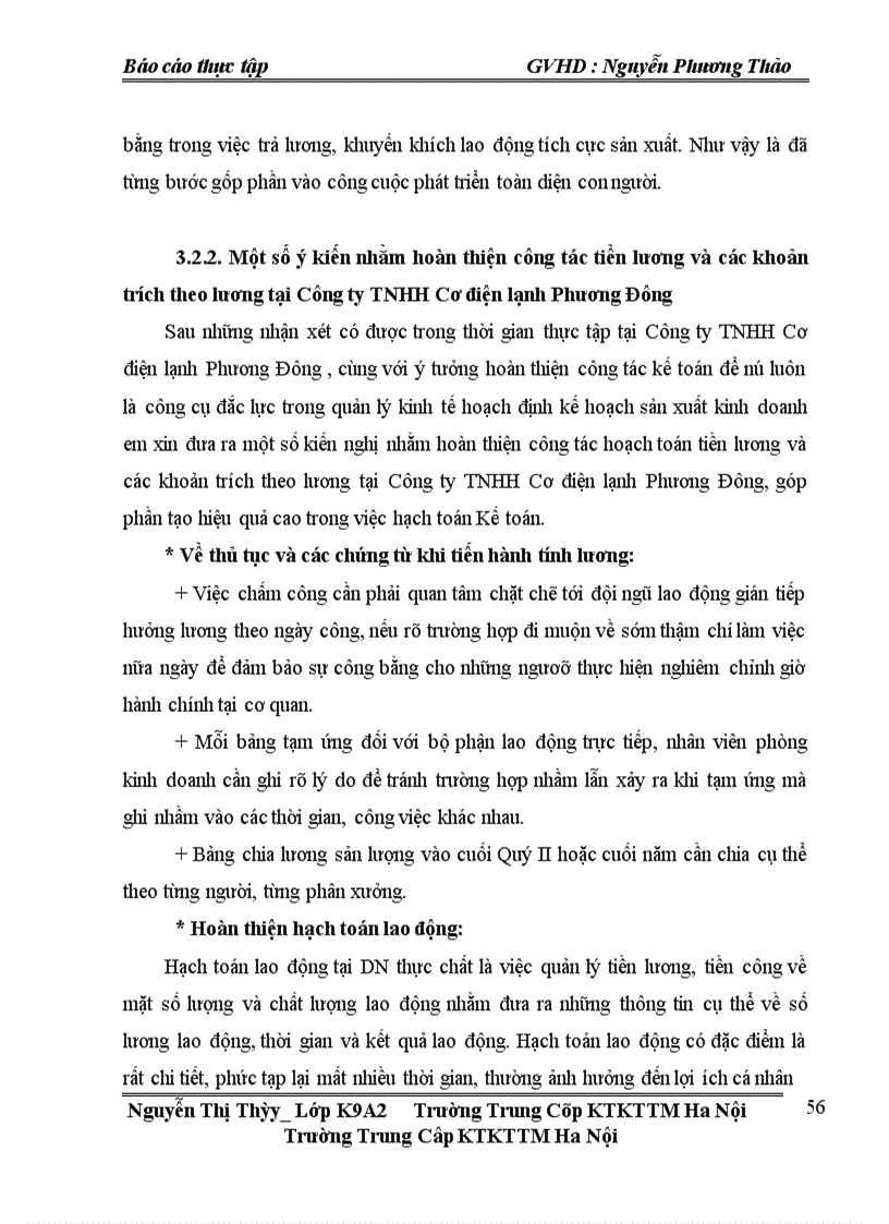 image for page Hoàn thiện tổ chức công tác kế toán tiền lương và các khoản trích theo lương tại Công ty TNHH Cơ điện lạnh Phương Đông 1