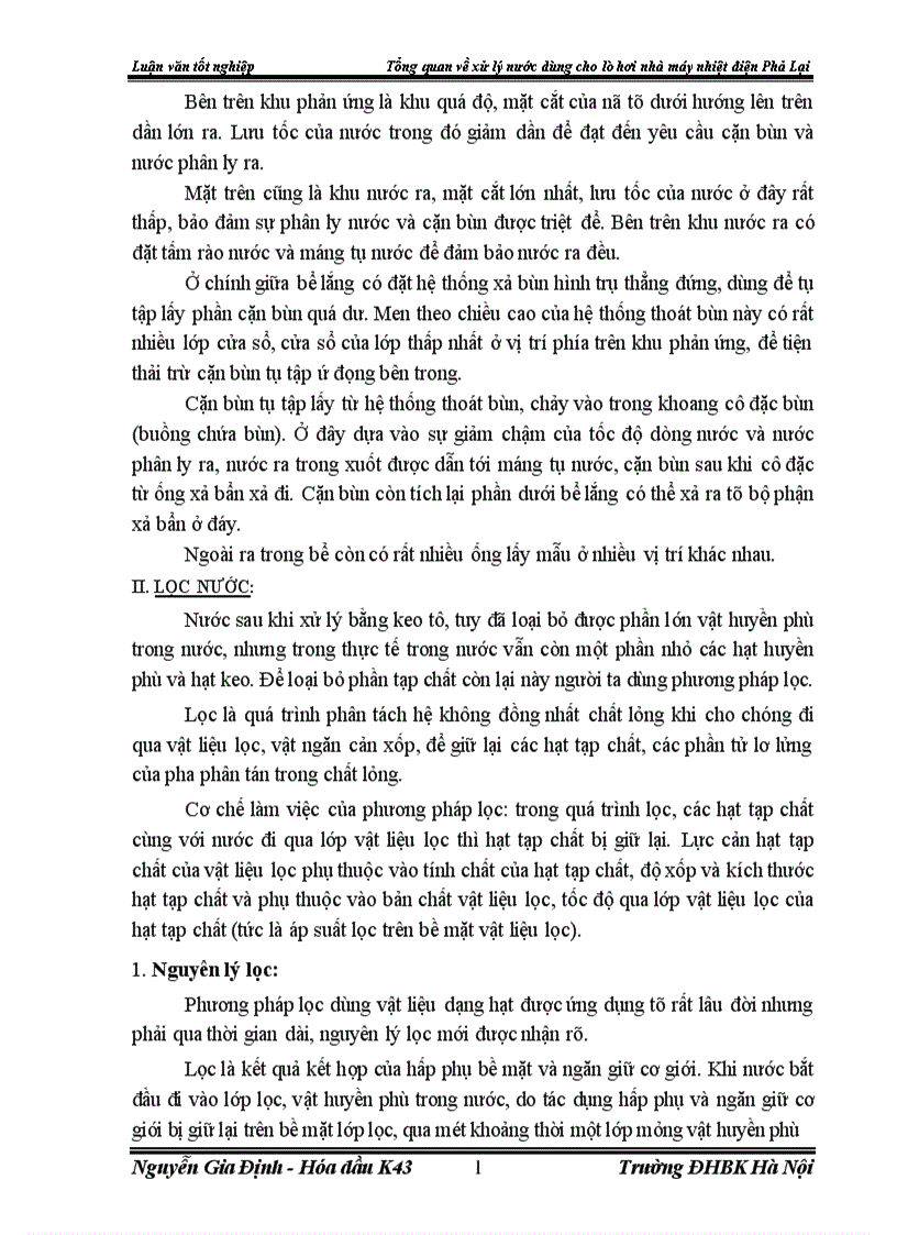 image for page Tổng quan về xử lý nước dùng cho lò hơi nhà máy nhiệt điện Phả Lại
