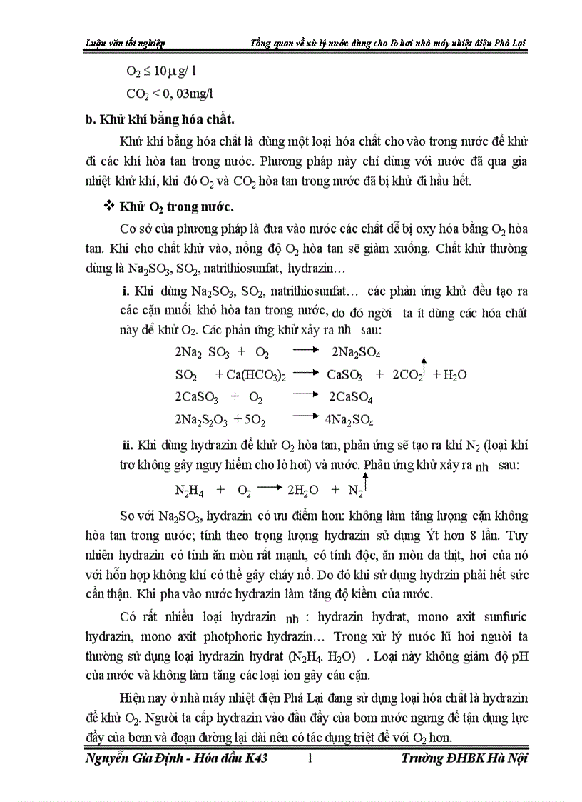 image for page Tổng quan về xử lý nước dùng cho lò hơi nhà máy nhiệt điện Phả Lại
