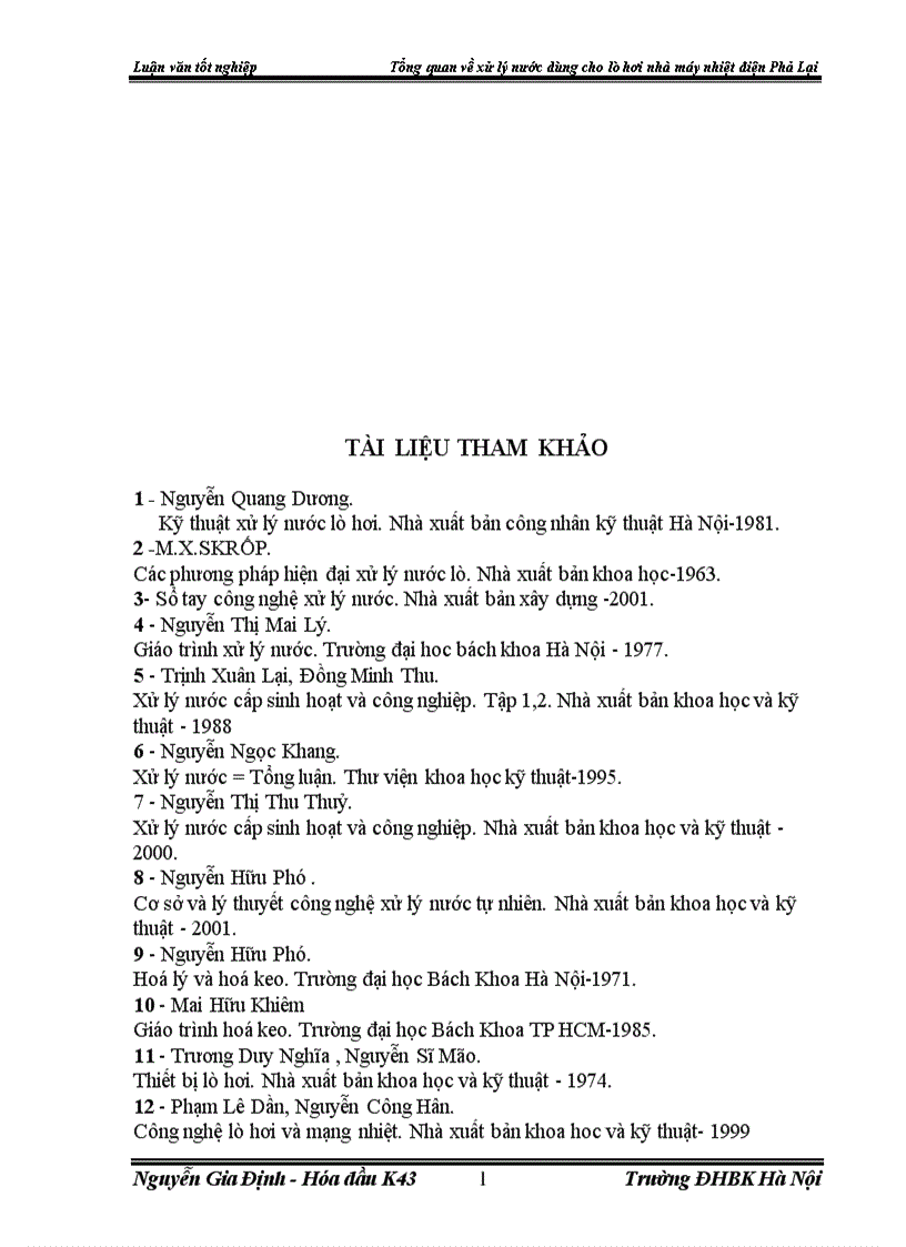 image for page Tổng quan về xử lý nước dùng cho lò hơi nhà máy nhiệt điện Phả Lại